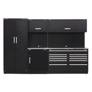 Sealey Premier™ Storage System with Stainless Worktop 3.26m (APMSCOMBO2SS)