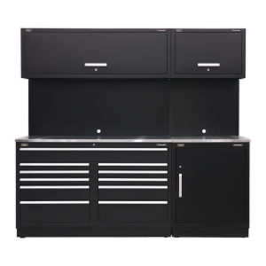 Sealey Premier™ Storage System with Stainless Worktop 2.33m (APMSCOMBO4SS)