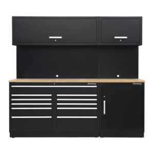 Sealey Premier™ Storage System with Hardwood Worktop 2.33m (APMSCOMBO4W)