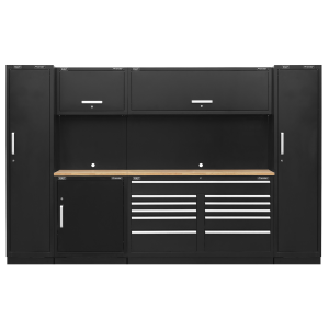 Sealey Premier™ Storage System with Hardwood Worktop 3.55m (APMSCOMBO7W)
