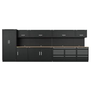 Sealey Premier™ Storage System with Hardwood Worktop 5.58m (APMSOAK)
