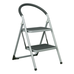 Sealey Step Stool 2-Tread 150kg Capacity - BS EN14183 (ASL2)