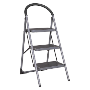 Sealey 3-Tread Step Stool 150kg Capacity - EN 14183 (ASL23)