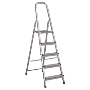 Sealey Step Ladder 5-Tread Aluminium - EN 131 (ASL5)