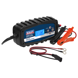 Sealey 6/12V Compact Auto Smart Charger & Maintainer 4A (AUTOCHARGE400HF)