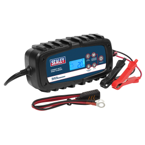 Sealey 6/12V Compact Auto Smart Charger & Maintainer 6.5A (AUTOCHARGE650HF)