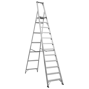 Sealey Industrial Step Ladder 12-Tread Aluminium - BS EN 131 (AXL12)