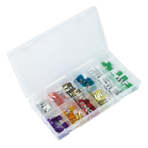 Sealey Automotive MINI Blade Fuse Assortment 100pc (BCF100)