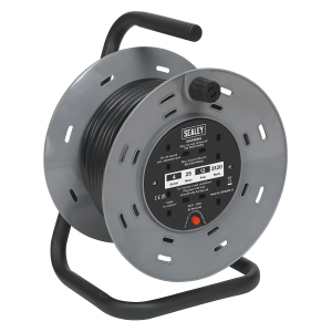 Sealey 25m Cable Reel with Thermal Trip 4 x 230V (BCR2525)