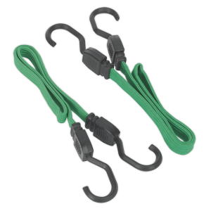 Sealey Flat Bungee Cord Set 610mm 2pc (BCS16)