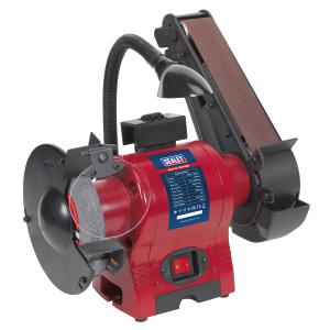 Sealey 150mm Bench Grinder with 50mm Belt Sander & Worklight 250W/230V (BG150BS)