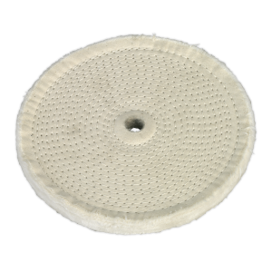 Sealey 200 x 16mm Buffing Wheel 16mm Bore - Fine (BG200BW)