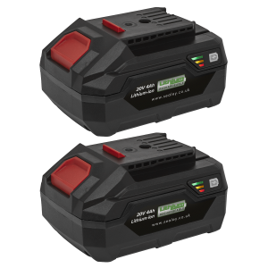 Sealey SV20 Series Power Tool Battery 20V 4Ah - Pack of 2 (BK04)