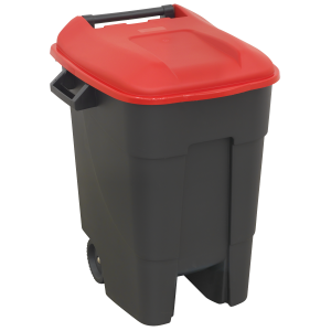 Sealey Refuse/Wheelie Bin 100L - Red (BM100R)