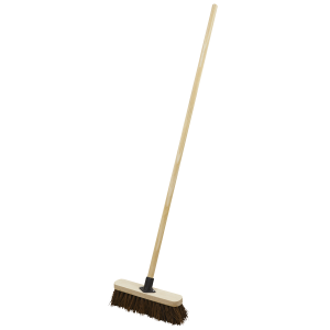 Sealey Stiff/Hard Bristle Broom 12"(300mm) (BM12H)
