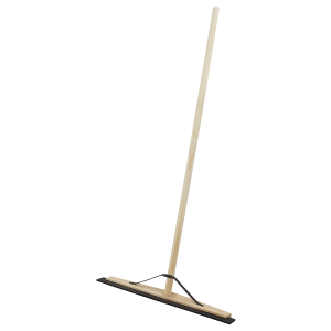Sealey Rubber Floor Squeegee with Wooden Handle 24"(600mm) (BM24RS)