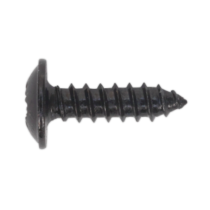 Sealey Self-Tapping Pozi Flanged Head Screw 3.5 x 13mm, Black - Pack of 100 (BST3513)