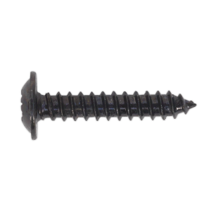 Sealey Self-Tapping Pozi Flanged Head Screw 3.5 x 19mm, Black - Pack of 100 (BST3519)