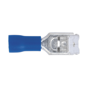 Sealey Piggy-Back Terminal 6.3mm, Blue - Pack of 100 (BT17)