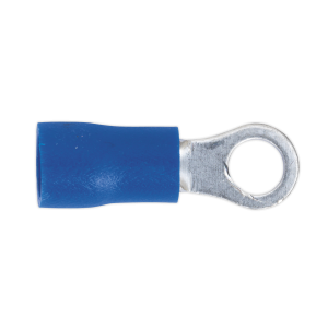 Sealey Easy-Entry Ring Terminal 4.3mm (4BA), Blue - Pack of 100 (BT24)