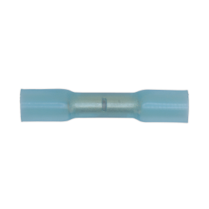 Sealey Heat Shrink Butt Connector Terminal 5.8mm, Blue - Pack of 50 (BTSB50)