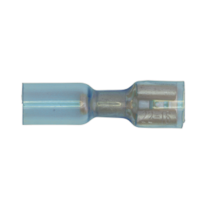 Sealey Heat Shrink Push-On Female Terminal 6.4mm, Blue - Pack of 25 (BTSPF25)
