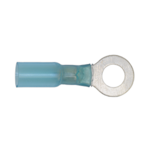 Sealey Heat Shrink Ring Terminal 8.4mm, Blue - Pack of 25 (BTSR2584)