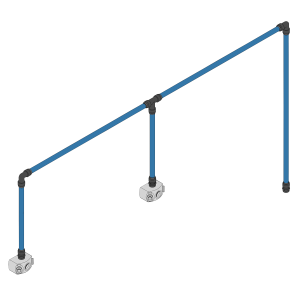 Sealey John Guest® 12m 2-Drop Air Supply System Kit 28mm (CASKIT228)