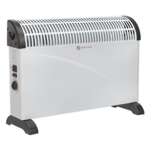 Sealey Convector Heater with 3 Heat Settings Thermostat & Turbo Fan 2000W (CD2005T)