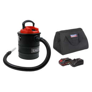 Sealey SV20 Series 15L Cordless Handheld Ash Vacuum Cleaner Kit 20V 2Ah SV20 (CP20VAVKIT1)