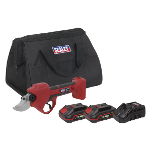Sealey SV20 Series Brushless Cordless Pruning Shears Kit 20V 2Ah - 2 Batteries (CP20VPSKIT)