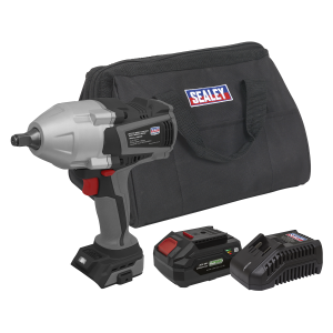 Sealey Premier SV20 Series Cordless Impact Wrench Kit 20V 4Ah (CP20VXIWKIT)