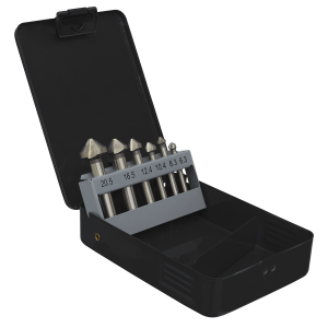 Sealey 90° Countersink Bit Set 3 x V Flutes 6pc (CSSET6V)
