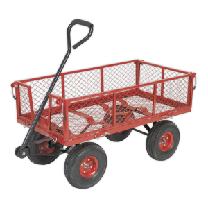 Sealey Platform Truck with Removable Sides & Pneumatic Tyres 200kg Capacity (CST997)
