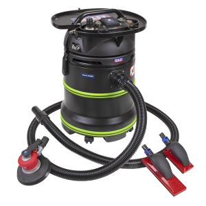 Sealey Generation M Class Dust-Free Sanding Kit with Air Palm Sander (DFSK01)