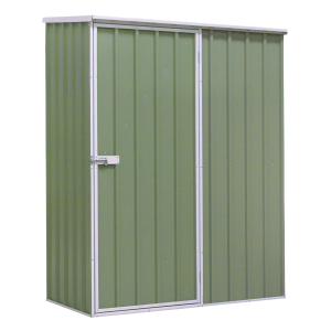 Sealey Dellonda Galvanized Steel Storage Shed with Pent Style Roof 150 x 80 x 190cm - Green (DG113)