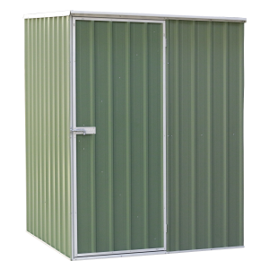 Sealey Dellonda Galvanized Steel Storage Shed with Pent Style Roof 151 x 151 x 200cm - Green (DG114)