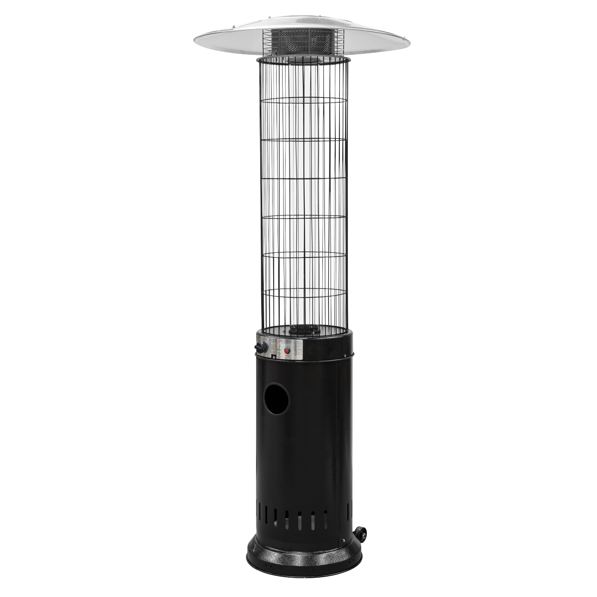 Sealey Dellonda Gas Patio Heater 13kW for Commercial & Domestic Use, Black (DG124)