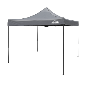 Sealey Dellonda Premium 3 x 3m Pop-Up Gazebo, PVC Coated, Water-Resistant Fabric, Supplied with Carry Bag, Rope, Stakes & Weight Bags - Grey Canopy (DG133)