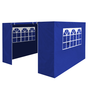 Sealey Dellonda Premium Side Walls/Doors/Windows for Gazebo/Marquee, Fits 2 x 2m Models - Blue (DG143)