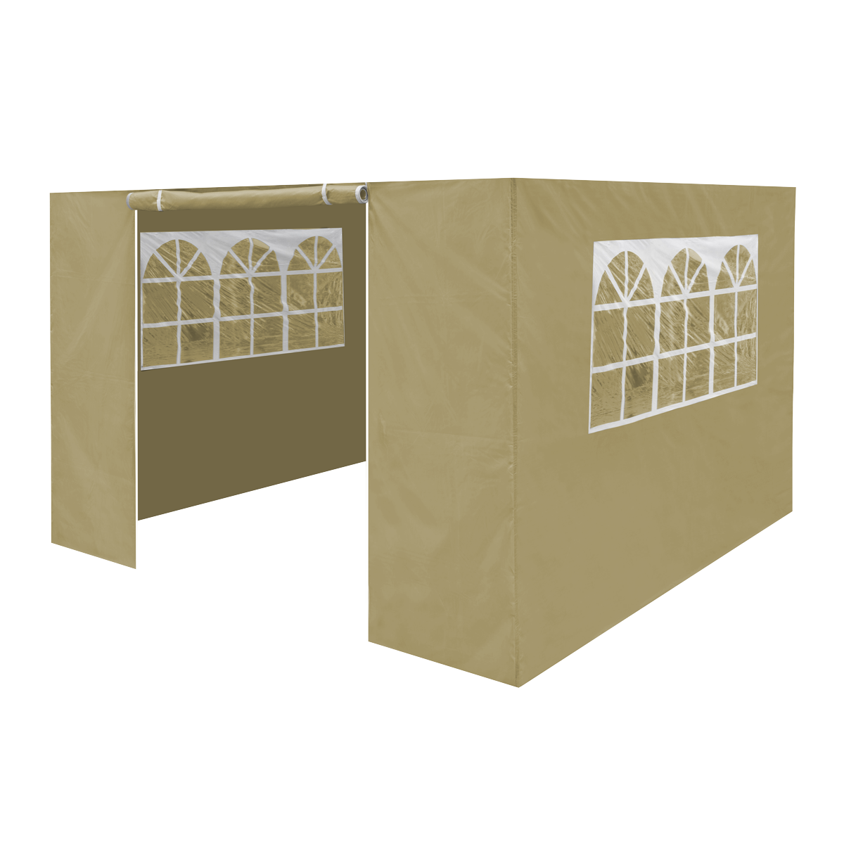 Sealey Dellonda Premium Gazebo/Marquee Side Walls/Doors/Windows, Fits 3 x 3m Models - Beige (DG146)