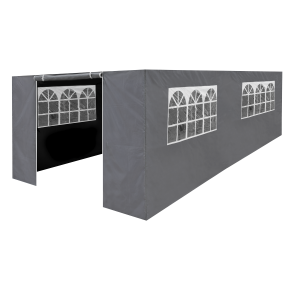 Sealey Dellonda Premium Side Walls/Doors/Windows for Gazebo/Marquee, Fits 3 x 6m Models - Grey (DG157)