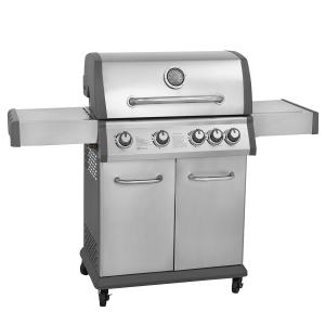 Sealey Dellonda 4+1 Burner Deluxe Gas BBQ Grill with Piezo Ignition & Thermometer - Stainless Steel (DG17)