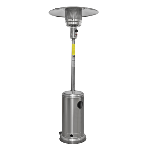 Sealey Dellonda Outdoor Garden Gas Patio Heater 13kW Commercial & Domestic Use, Stainless Steel (DG2)