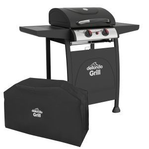 Sealey Dellonda 2 Burner Gas BBQ Grill with Piezo Ignition, Thermometer & Cover (DG227)