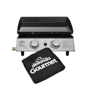 Sealey Dellonda 2 Burner Portable Gas Plancha & Cover (DG232)