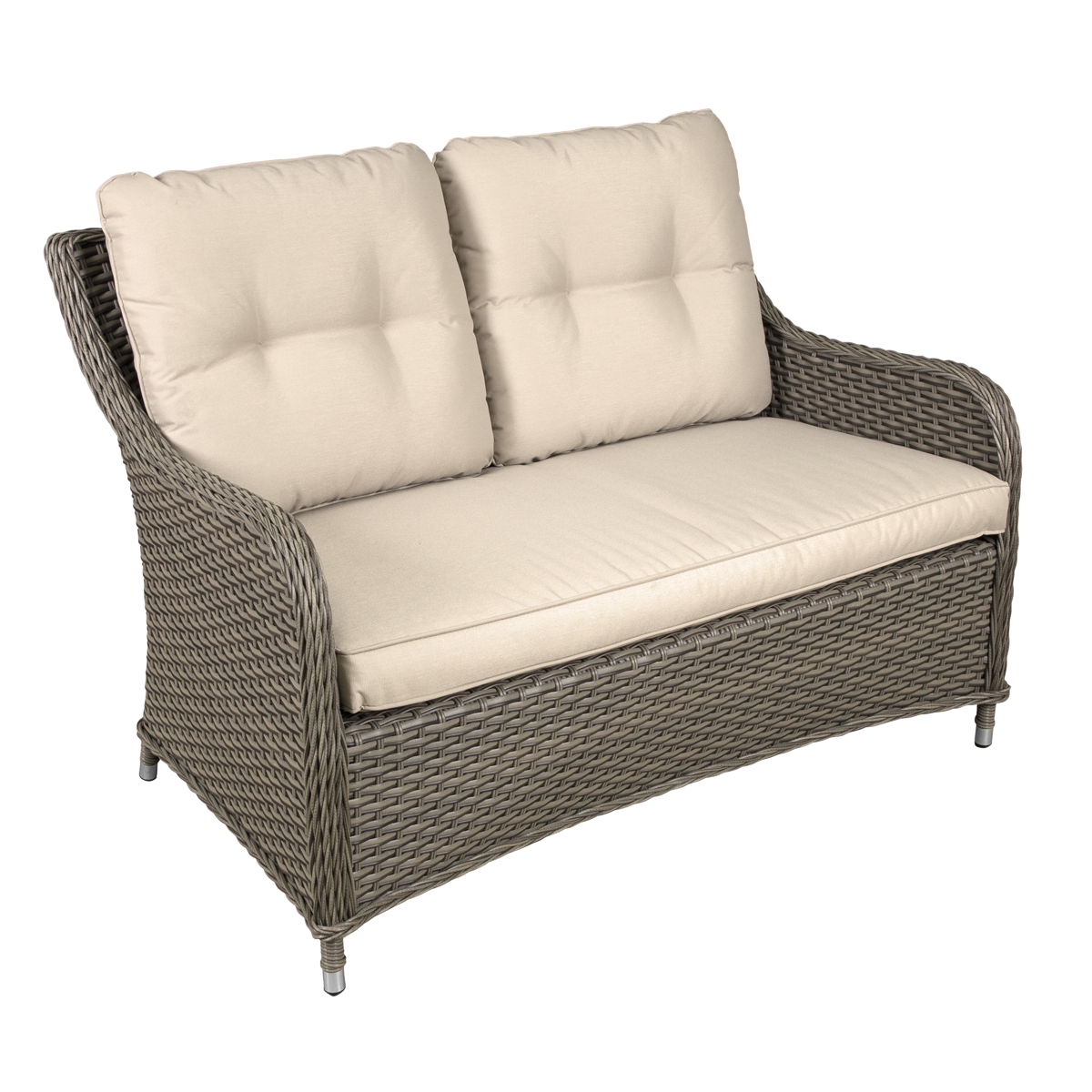 Sealey Dellonda Chester Rattan Wicker Outdoor 2-Seater Sofa (DG70)