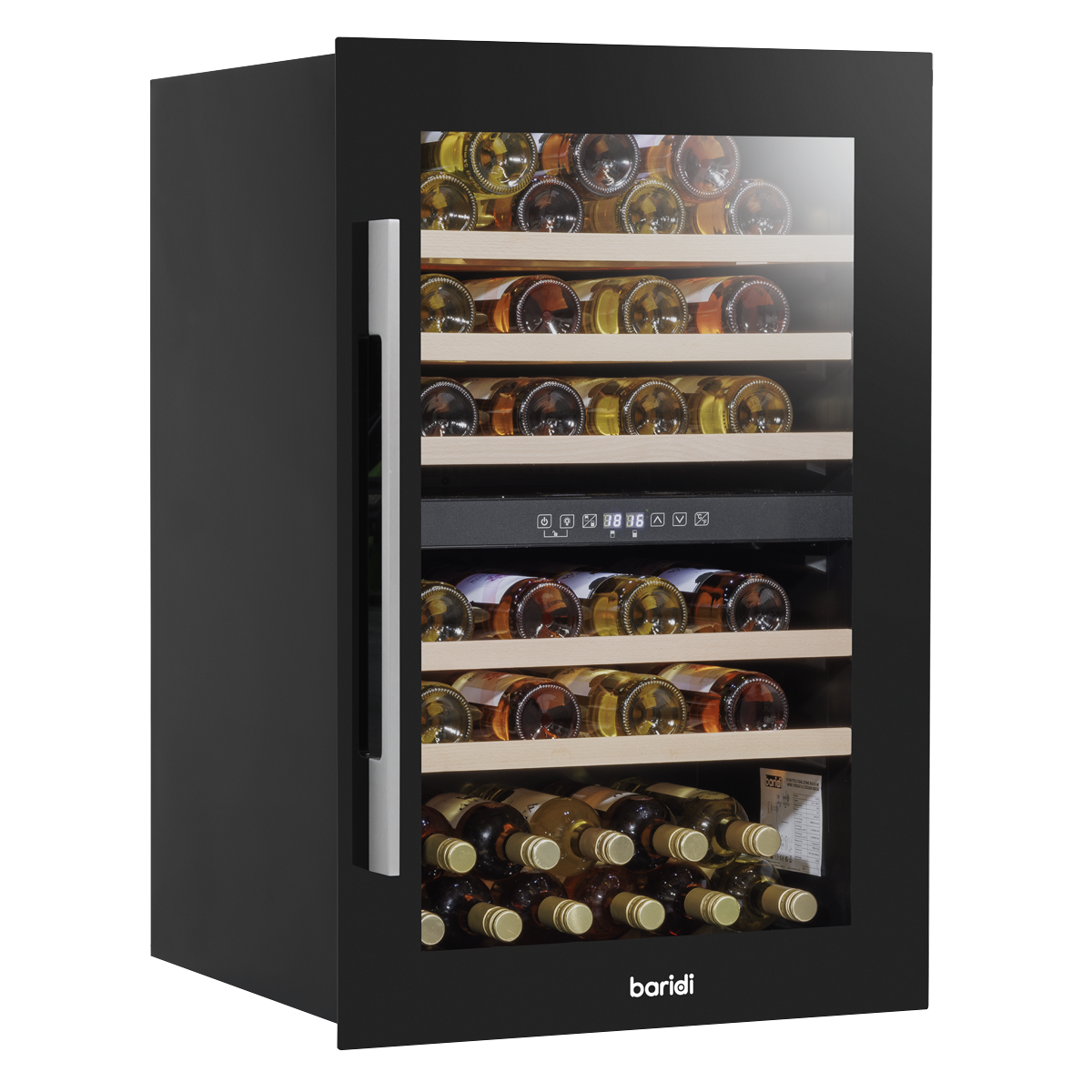 Sealey Baridi 57 Bottle Dual Zone Wine Fridge & Cooler 60cm (DH118)