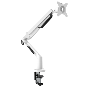 Sealey Dellonda Adjustable Single Monitor Arm with 360° Rotation - White (DH26)