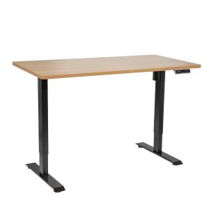 Sealey Dellonda Oak Electric Adjustable-Height Standing Desk with Memory, Quiet & Fast 1400 x 700mm (DH41)